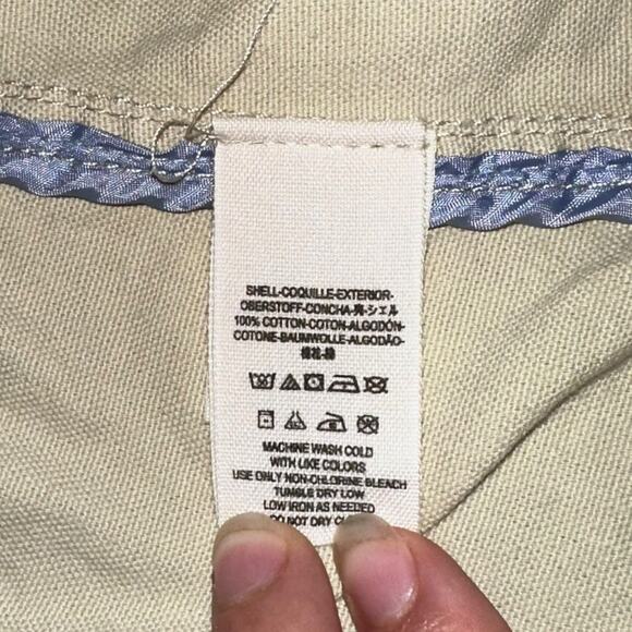 Free People Utility Military-Style Beige Cotton Jacket – Women’s Small - Picture 5 of 5